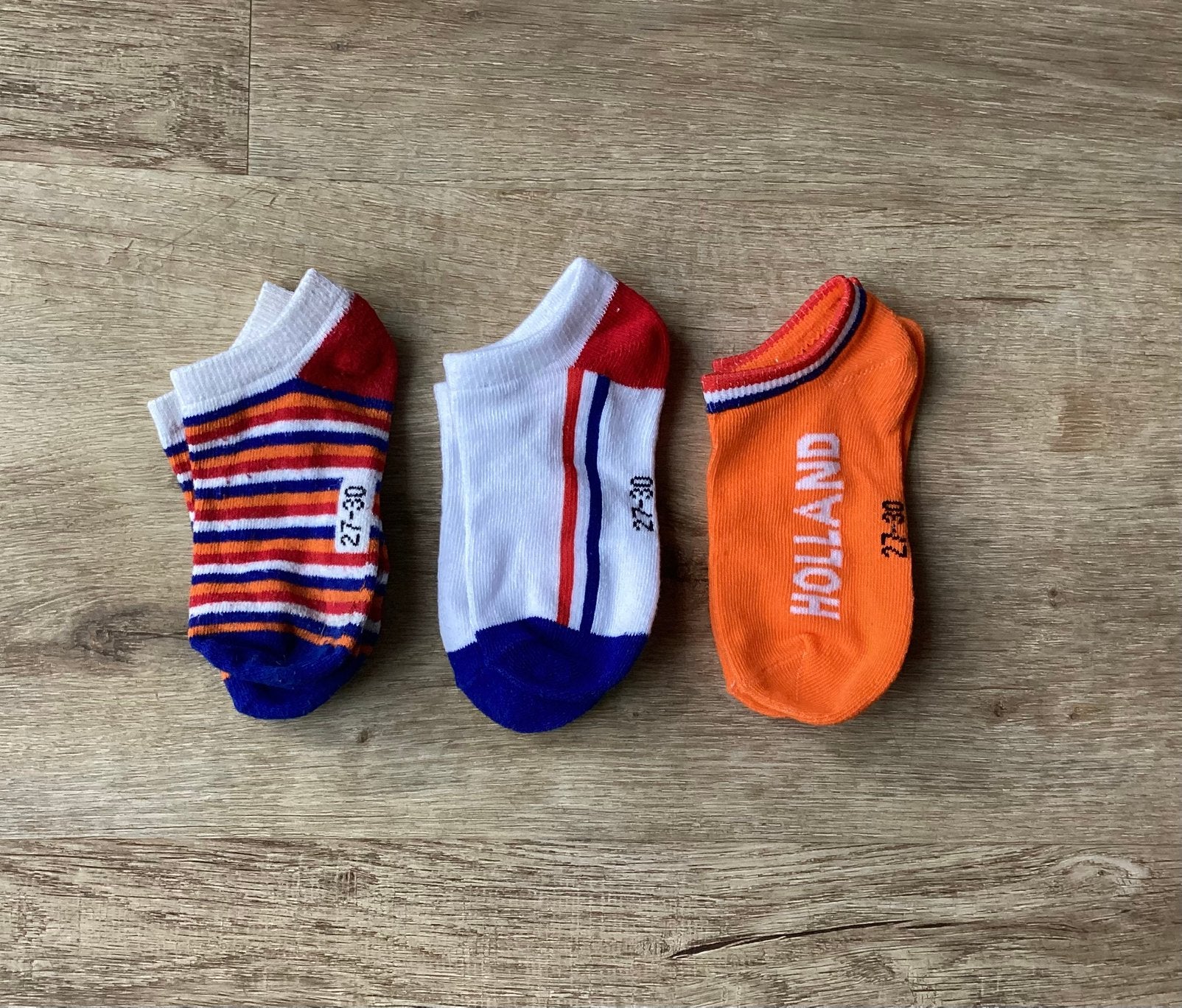Leuk voor het WK! Gloednieuwe NL-sneakersokken (27-30), Ophalen of Verzenden, Nieuw, Jongen of Meisje, Sokken
