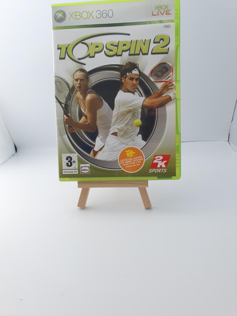 Top Spin 2 - Xbox 360 Tennis Game, Online, Gebruikt, 1 speler, 2K Sports
