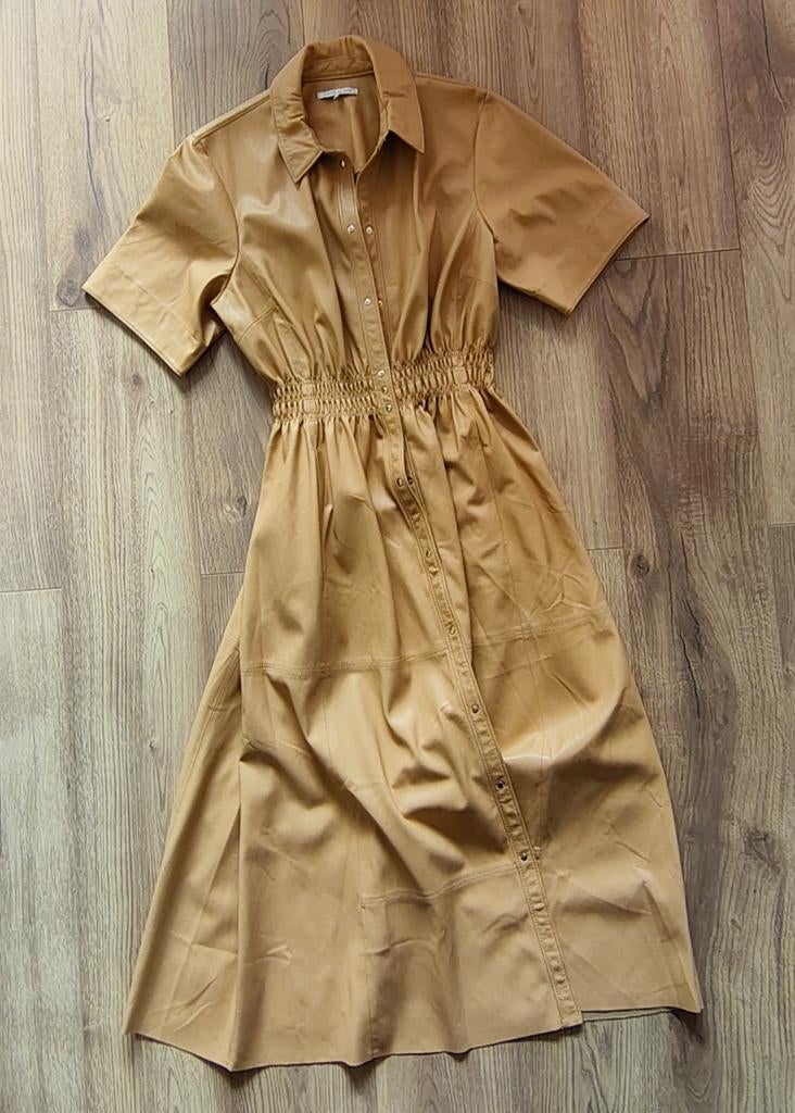 Fifth House Jurk/Jas Knie Lengte Maat 44, Beige, Maat 46/48 (XL) of groter, Ophalen of Verzenden, Gedragen