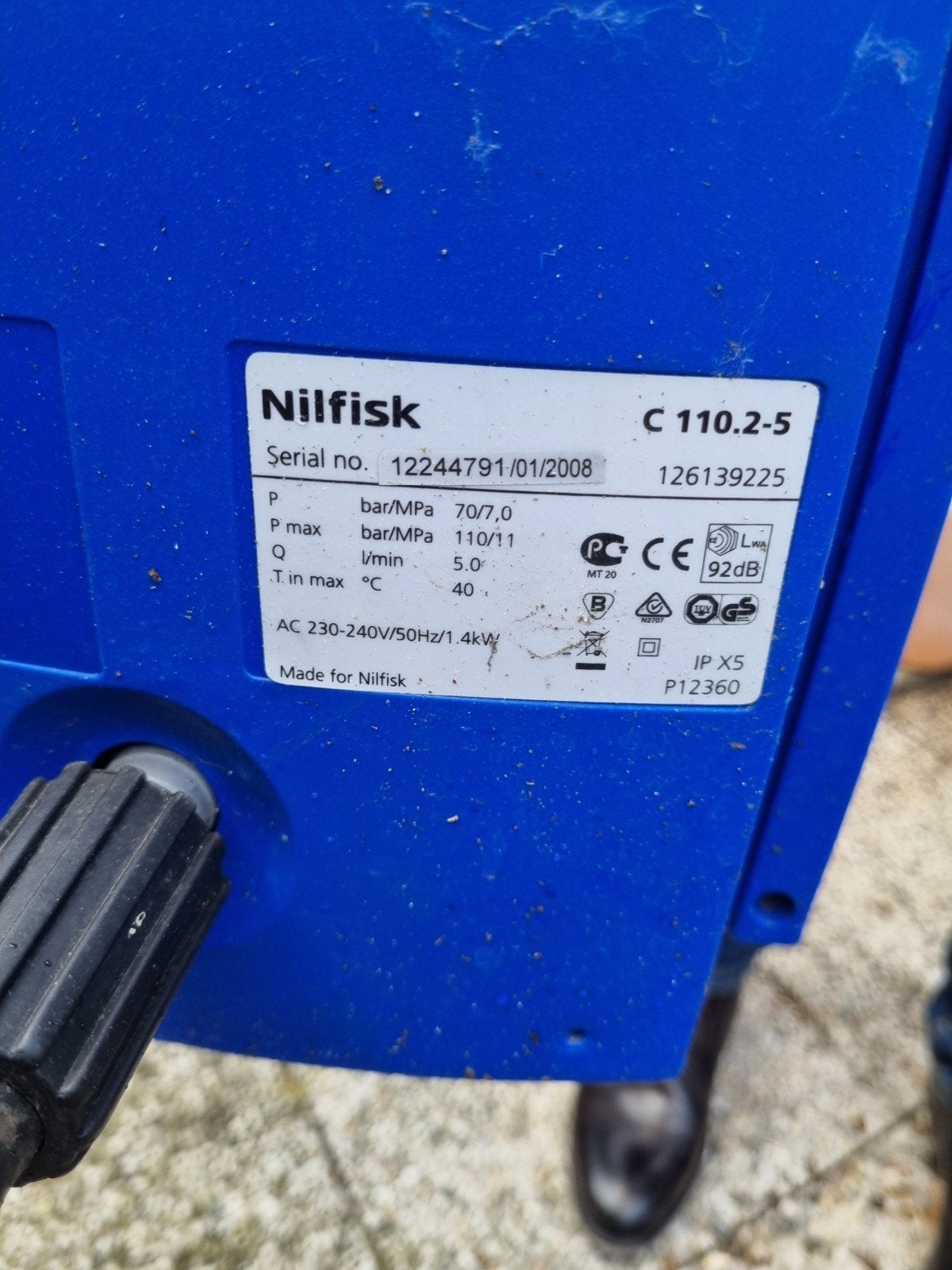 Hogedrukreiniger, Tuin en Terras, Hogedrukreinigers, Ophalen of Verzenden, Gebruikt, Elektrisch