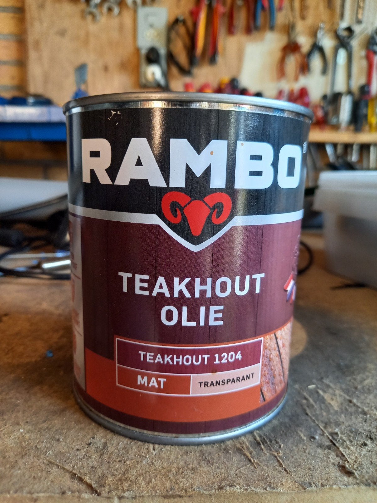 rambo teakhout olie, Ophalen of Verzenden, Overige kleuren
