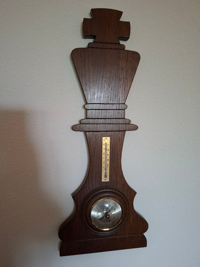 Houten wanddecoratie (schaakstuk), Ophalen, Decoratieobject, Klassiek, Zo goed als nieuw