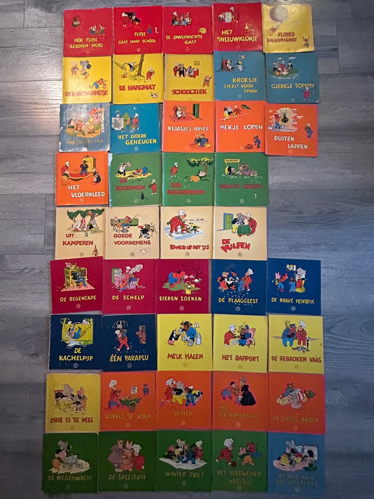 Flipje Tiel deel 1-45, Meerdere stripboeken, Ophalen of Verzenden, Zo goed als nieuw