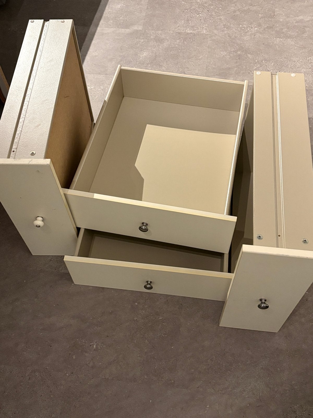 Lades (4) incl. rails voor IKEA Pax kast., Ophalen, Gebruikt, Minder dan 100 cm, Met lade(s)