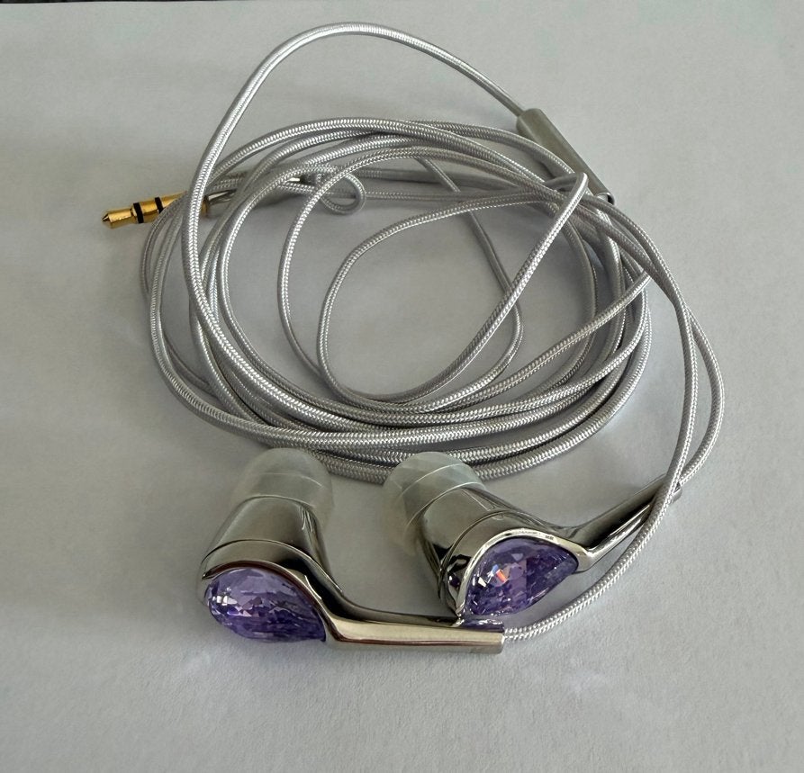 Philips Swarovski Active Crystals In-ear Koptelefoon, Gebruikt, Zilver, Ophalen of Verzenden, Philips