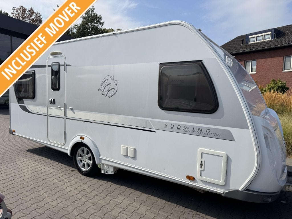 Knaus Sudwind Silver Selection 500 FU / topstaat / mover, Schokbreker, Rondzit, Bedrijf, Overige typen
