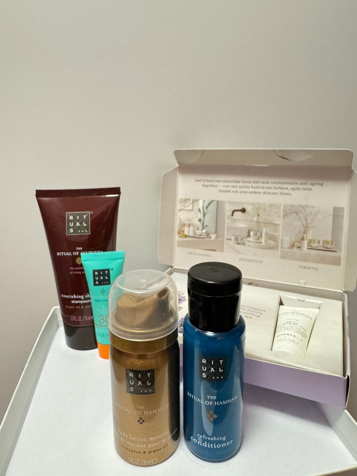 Rituals Surprise box producten, Ophalen of Verzenden, Zo goed als nieuw, Bad & Douche