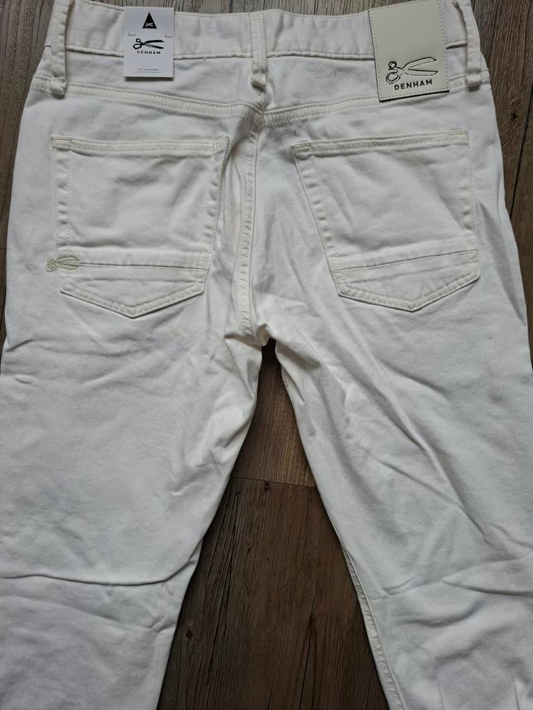 DENHAM Razor slimfit jeans W30 L32, Wit, Nieuw, W32 (confectie 46) of kleiner, Ophalen of Verzenden