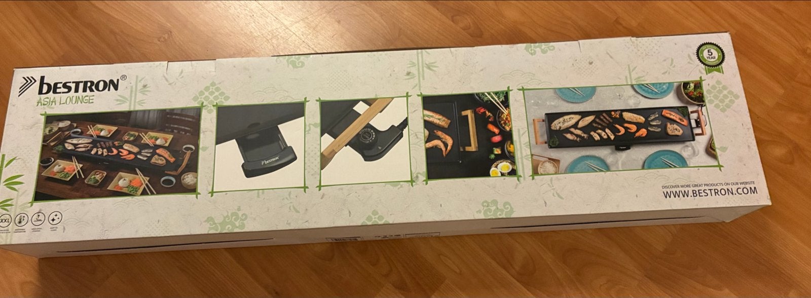 Bestron Teppanyaki Grillplaat XXL - Nieuw in doos, Ophalen of Verzenden, Nieuw, Tafelgrill
