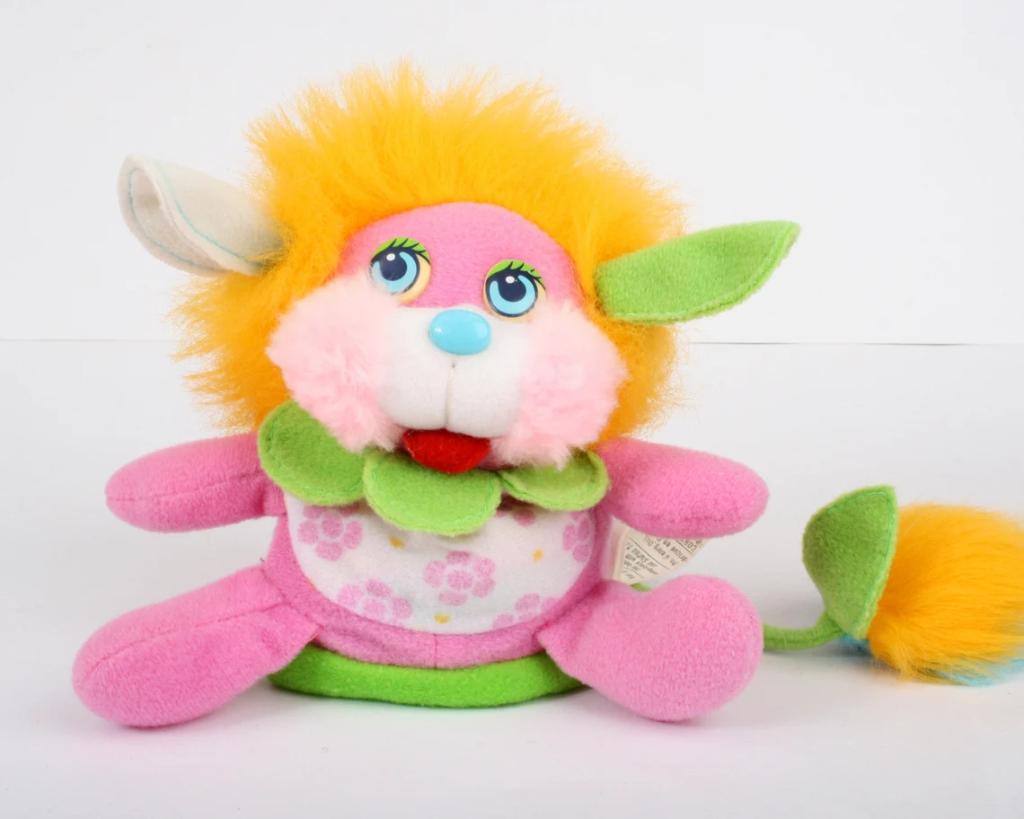 Vintage Popples bloem jaren 80 flower Popple knuffel plush 1, Gebruikt, Overige karakters, Overige typen, Ophalen of Verzenden