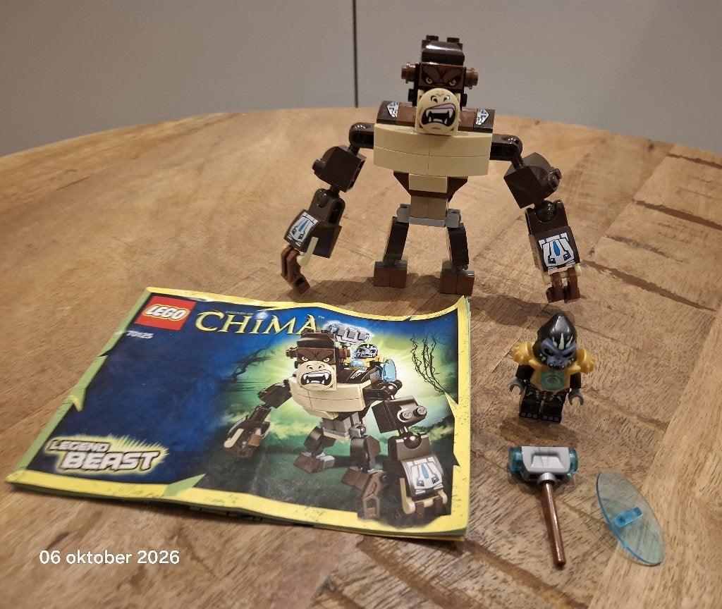 Lego Legends of Chima 70125 Gorilla Legend Beast, Overige thema's, Lego, Ophalen of Verzenden, Zo goed als nieuw