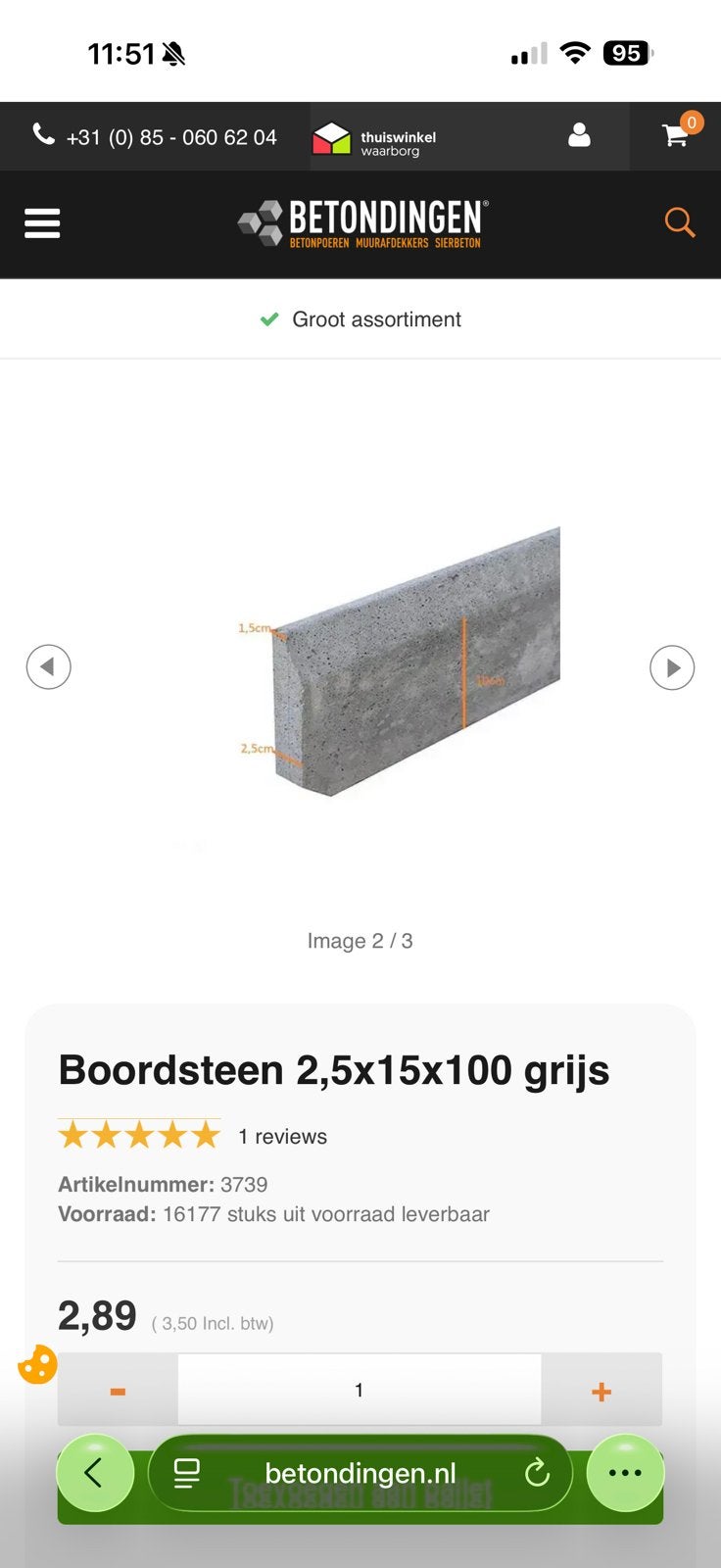 GRATIS: Boordstenen (2,5x15x100, Tuin en Terras, Tegels en Klinkers, Ophalen, Zo goed als nieuw, Beton, Klinkers