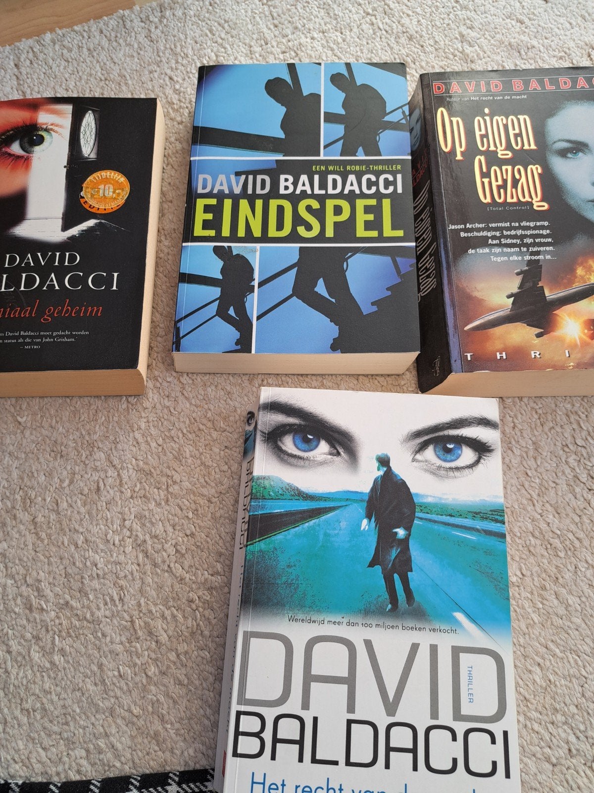 David Baldacci Thriller Boeken - 4 Stuks, Ophalen of Verzenden, Gelezen, David Baldacci, Amerika
