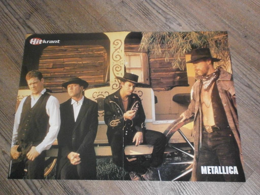 mooie a3 poster Metallica, Verzamelen, Posters, Verzenden, Zo goed als nieuw, A1 t/m A3, Muziek