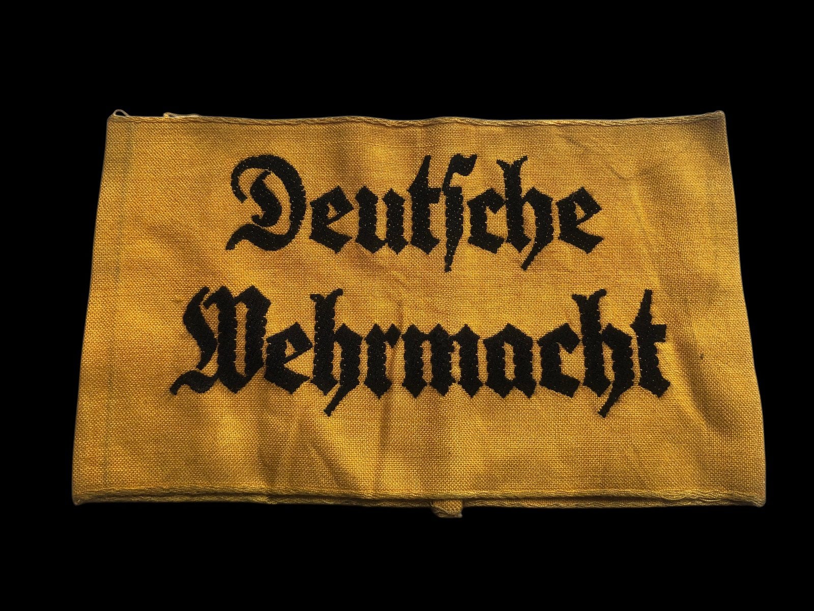 WH WW2 “Deutsche Wehrmacht” armband (2), Verzamelen, Militaria | Tweede Wereldoorlog, Ophalen, Nederland, Embleem of Badge