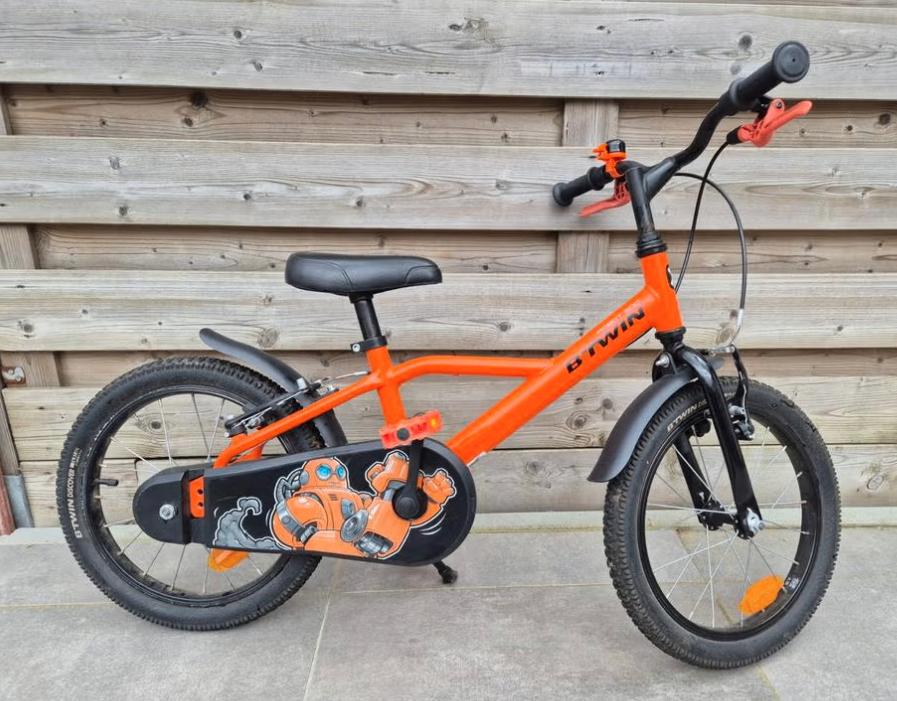 Btwin kinderfiets 16 inch, Fietsen en Brommers, Fietsen | Kinderfietsjes, Ophalen, 16 tot 20 inch, Zo goed als nieuw, Btwin Decathlon