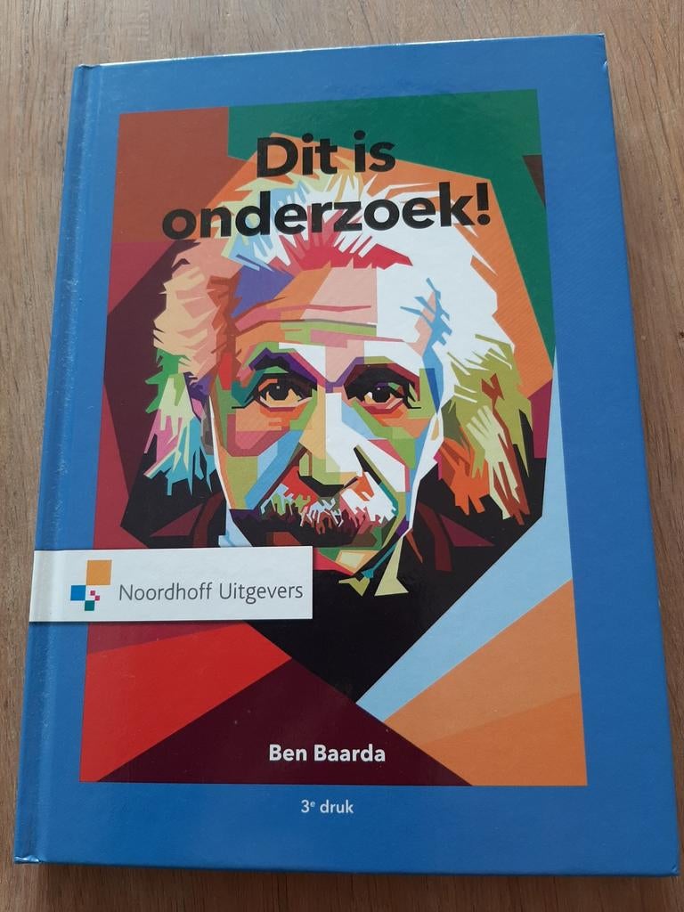 Ben Baarda - Dit is onderzoek!, Boeken, Sociale wetenschap, Ophalen of Verzenden, Zo goed als nieuw, Ben Baarda