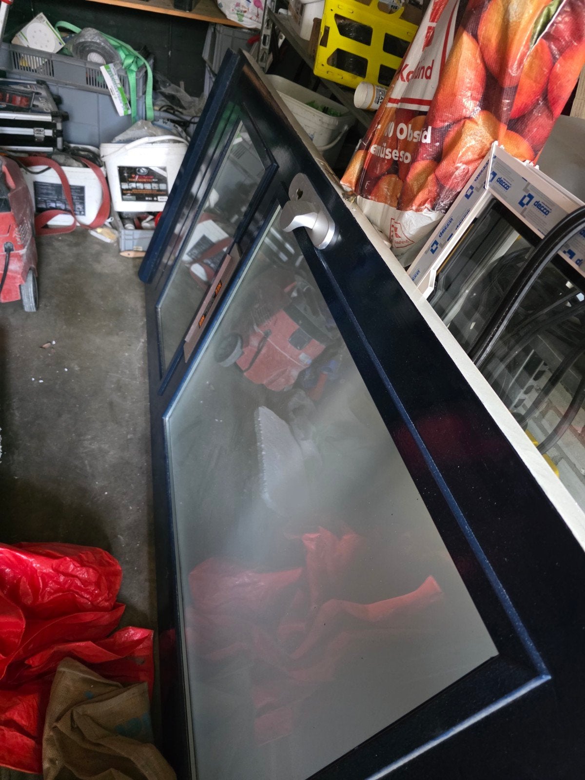 Voordeur met glas - Gebruikt, Gebruikt, 80 tot 100 cm, Ophalen of Verzenden, Buitendeur