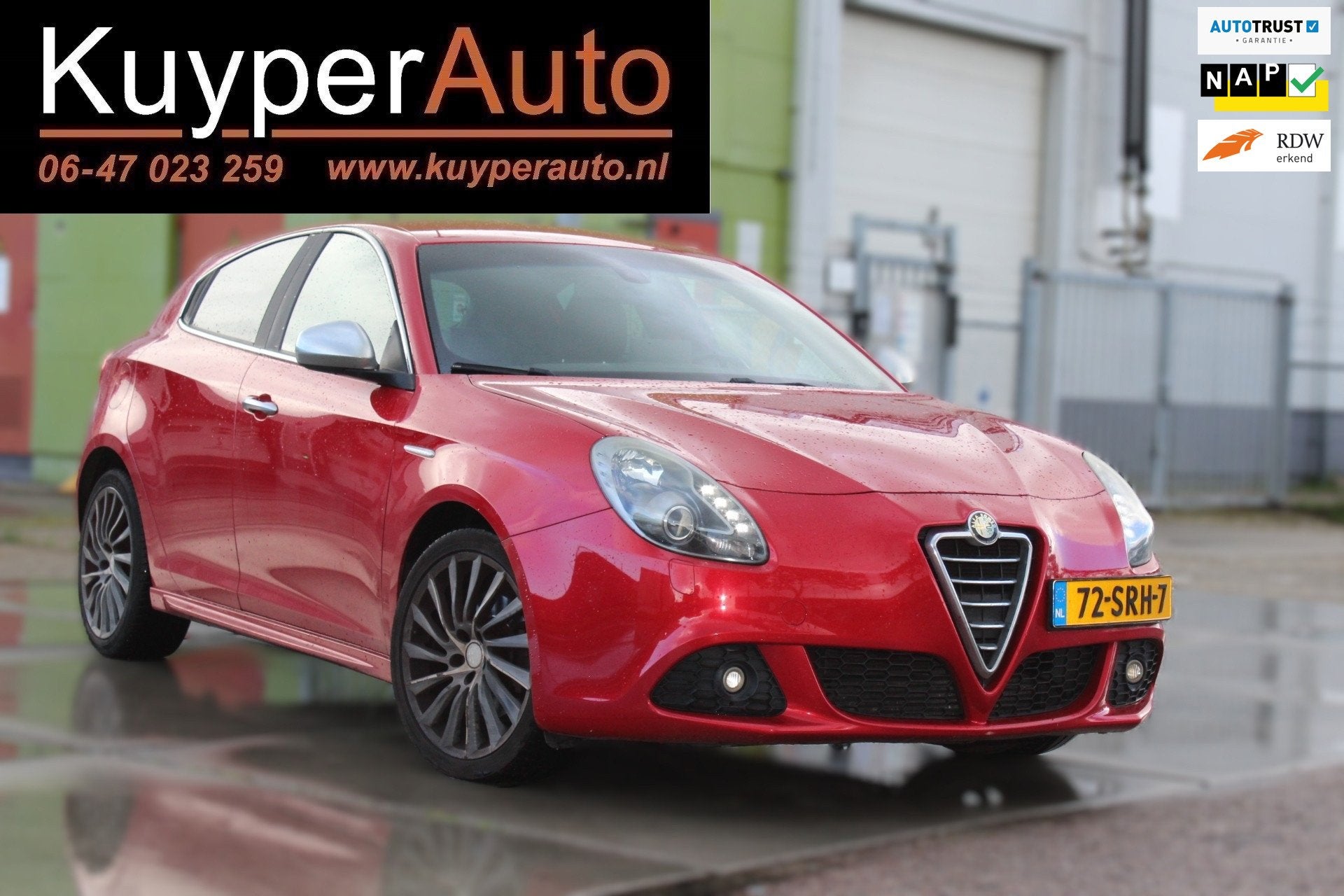 Alfa Romeo Giulietta 1.4 T Distinctive nette automaat leder, Auto's, Euro 5, 4 cilinders, Bedrijf, 19 km/l