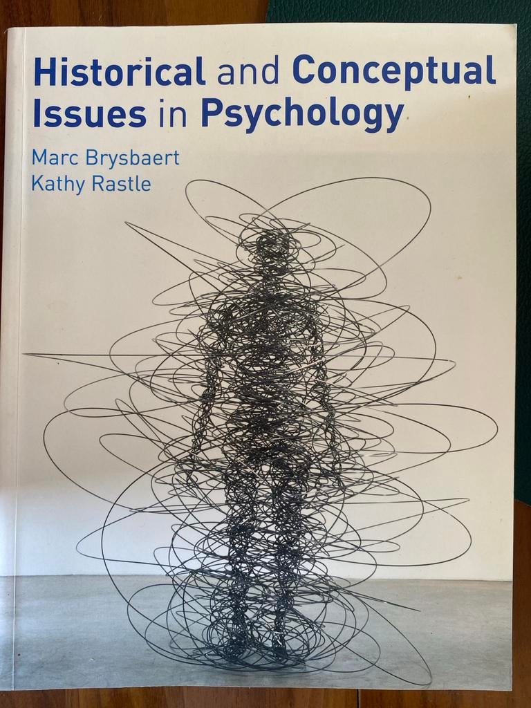 Historical and Conceptual Issues in Psychology, Ophalen of Verzenden, Zo goed als nieuw, Overige onderwerpen