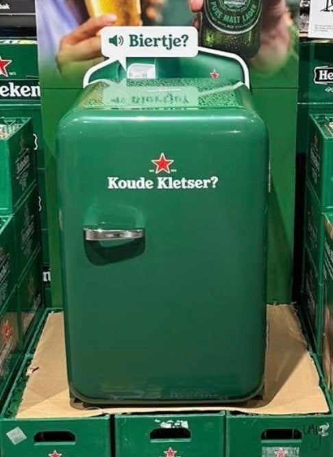 Gezocht: Heineken Koelkastje - Koude kletser? ., Ophalen of Verzenden, Gebruikt