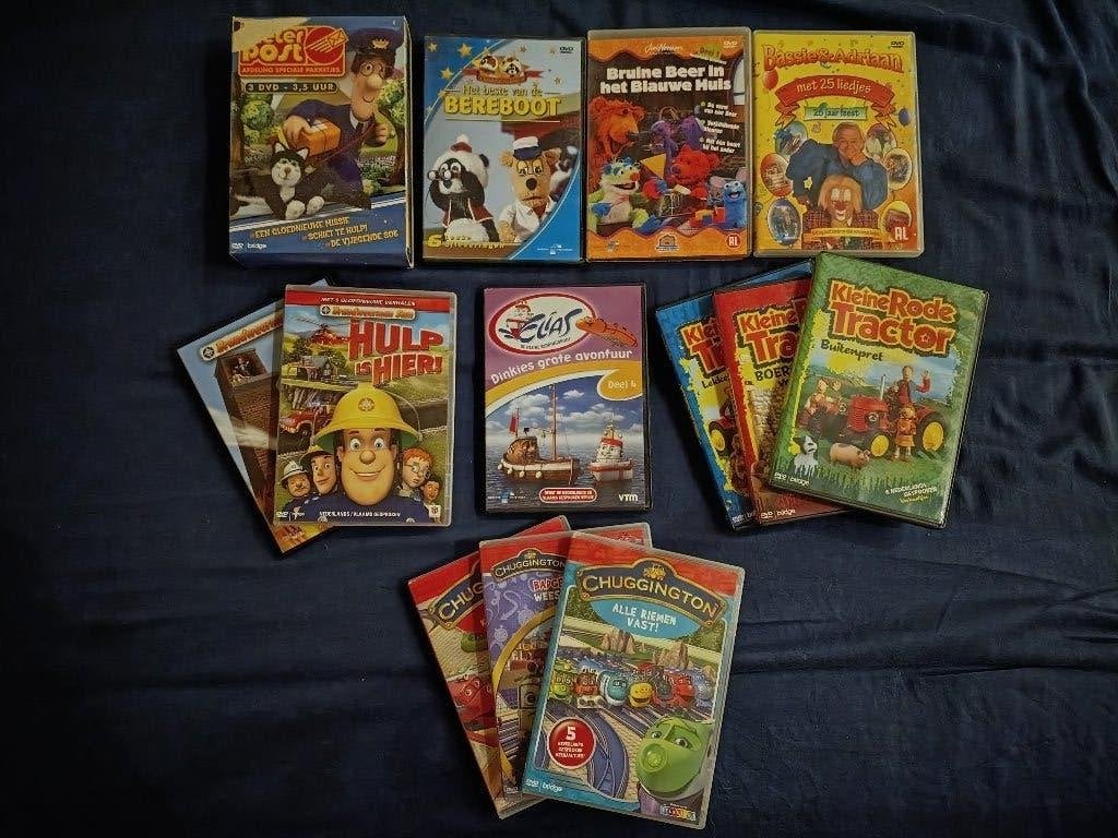 Dvds Pieter Post, Kleine rode tractor, Chuggington e.a., Alle leeftijden, Ophalen, Gebruikt