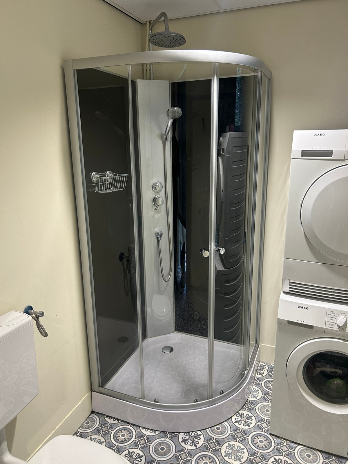 Complete Vrijstaande Douchecabine, Ophalen of Verzenden, Gebruikt, Glas, Douche