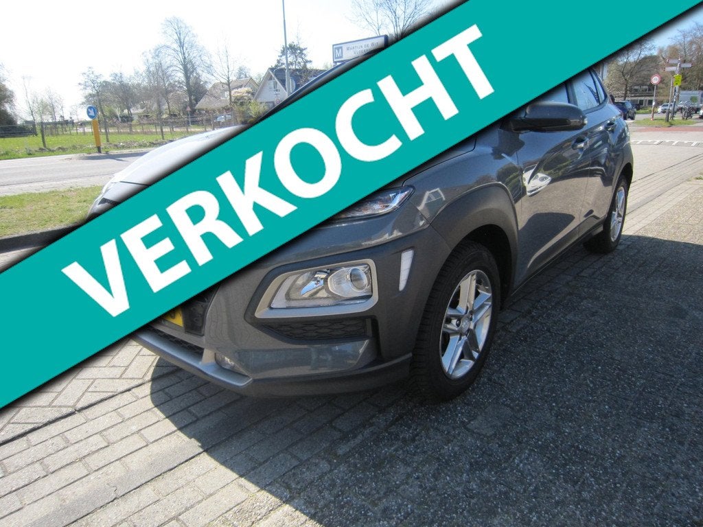 Hyundai Kona 1.0 T-GDI Comfort, Voorwielaandrijving, Stof, Gebruikt, Origineel Nederlands