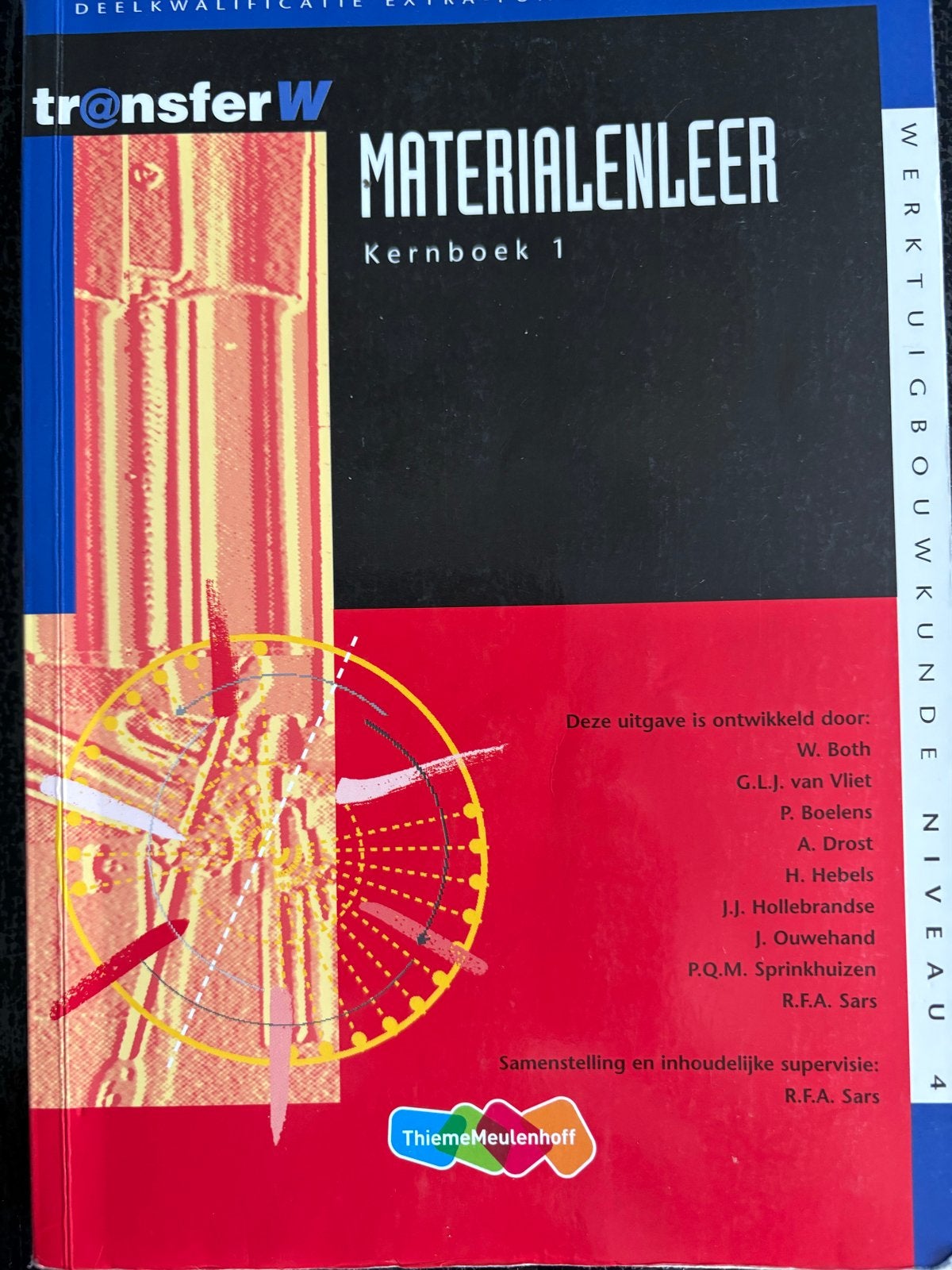 Transfer W Materialenleer Kernboek 1 - Werktuigbouwkunde, Boeken, Ophalen of Verzenden, Gelezen, Overige niveaus, Overige vakken