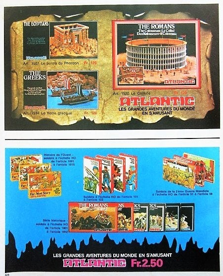 5 vintage advertenties reclames Atlantic poppetjes 1978, Verzamelen, Ophalen of Verzenden, Gebruikt, Overige typen