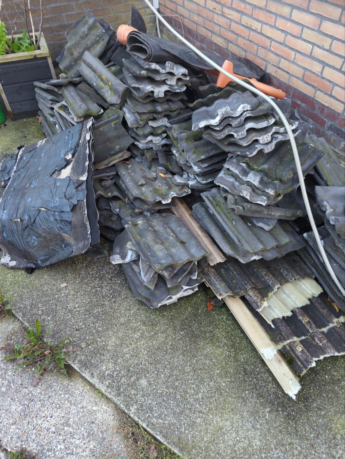 gratis dakpannen  sneldekkers, Ophalen, Overige materialen, Gebruikt, 15 m² of meer