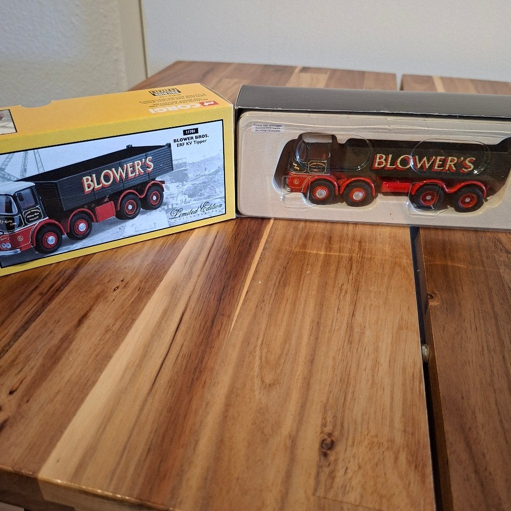 Corgi Blower Bros. ERF KV Kipper Limited Edition, Verzenden, Nieuw, Hijskraan, Tractor of Landbouw, Corgi