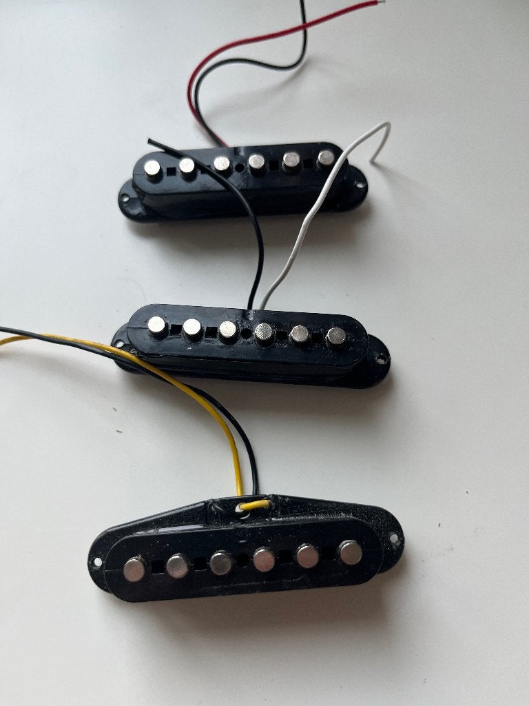 Set of 3 Squier-style single coil pickups, Ophalen of Verzenden, Gebruikt, Elektrische gitaar