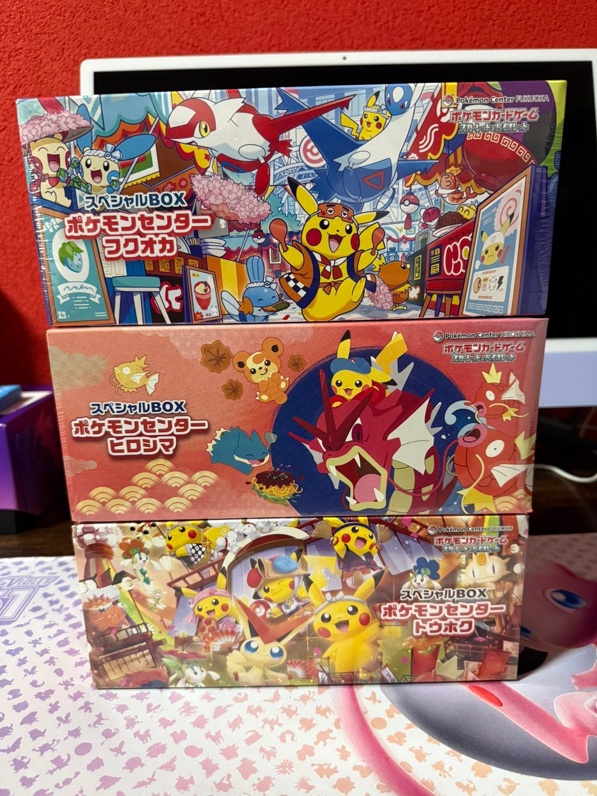 Pokémon Center Special Hiroshima, Fukuoka en Tohoku boxen!, Ophalen of Verzenden, Nieuw, Overige typen, Foil