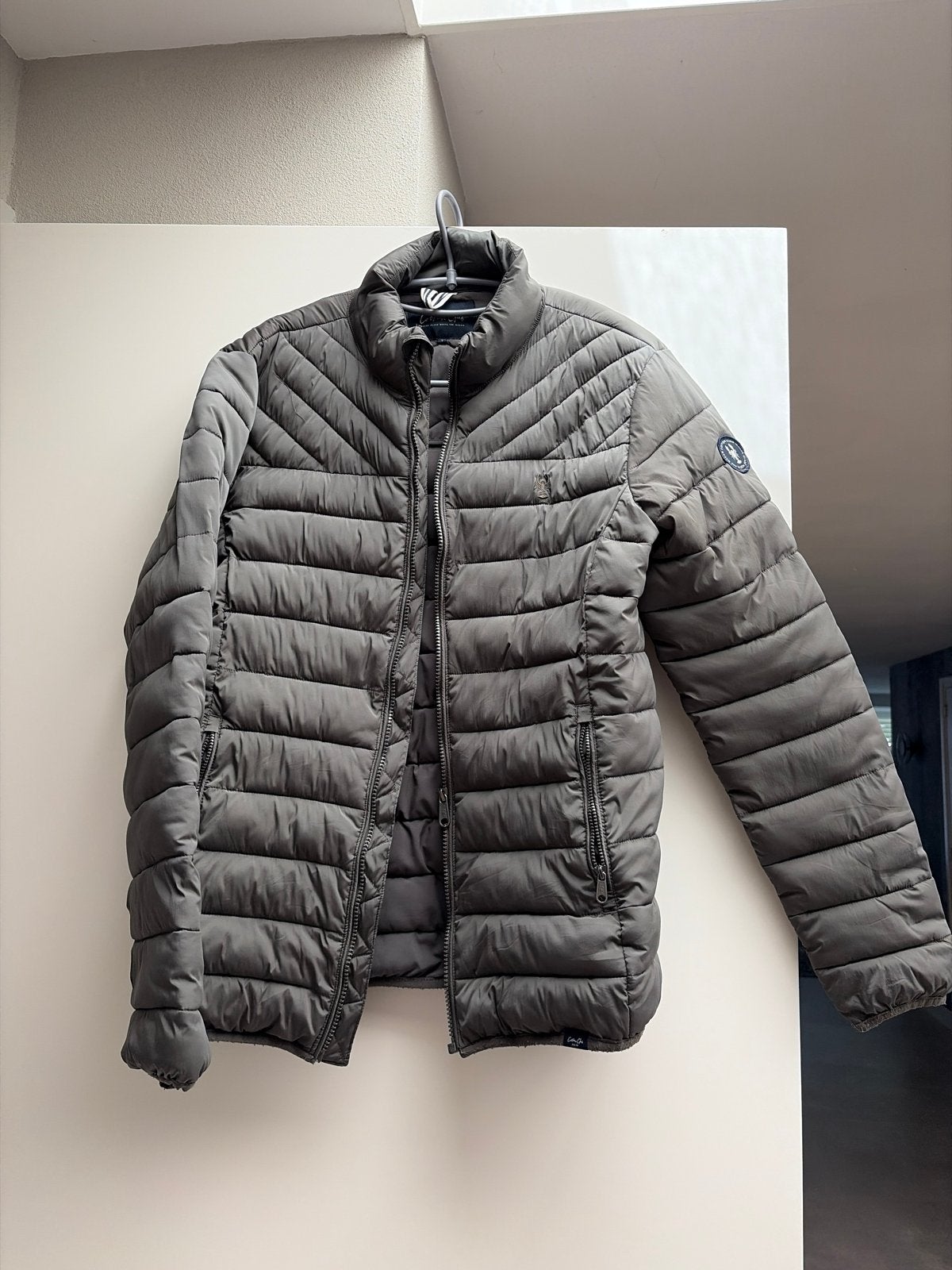 Cotton Club gewatteerde jas maat S kleur groen, Ophalen of Verzenden, Zo goed als nieuw, Maat 46 (S) of kleiner, Groen