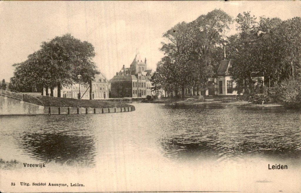 Leiden - Vreewijk - Zicht, Ophalen of Verzenden, Voor 1920, Ongelopen, Zuid-Holland