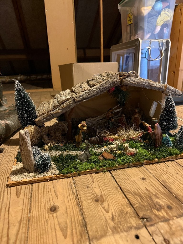 Kerststal, Diversen, Ophalen, Gebruikt