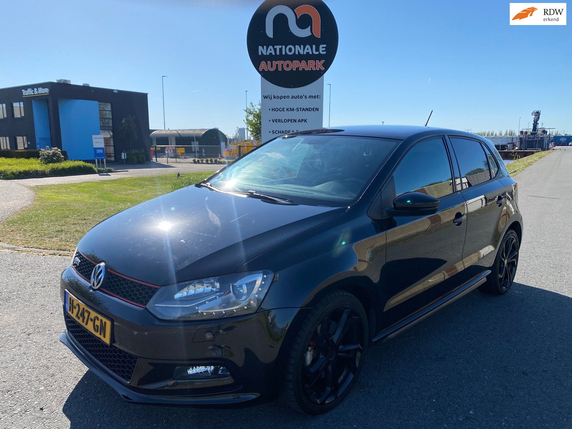 Volkswagen Polo | 2012 | 1.4 TSI GTI | Automaat | EXPORT & H, Auto's, Euro 5, 4 cilinders, Zwart, 630 kg