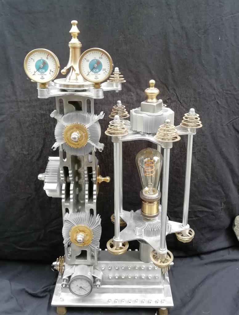 Te koop unieke steampunk lampen, Huis en Inrichting, Ophalen, Nieuw, Metaal
