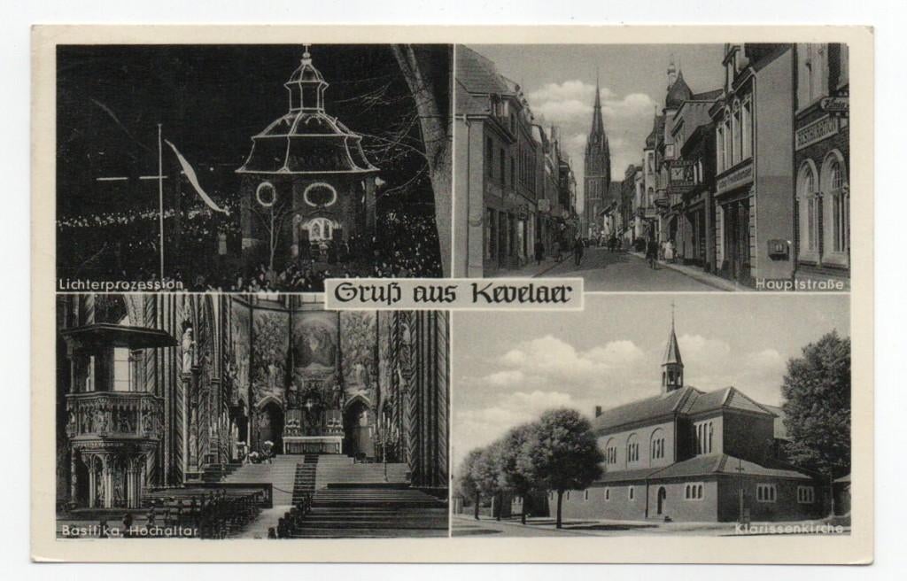Gruss aus Kevelaer 1959, Ophalen, 1940 tot 1960, Gelopen, Duitsland