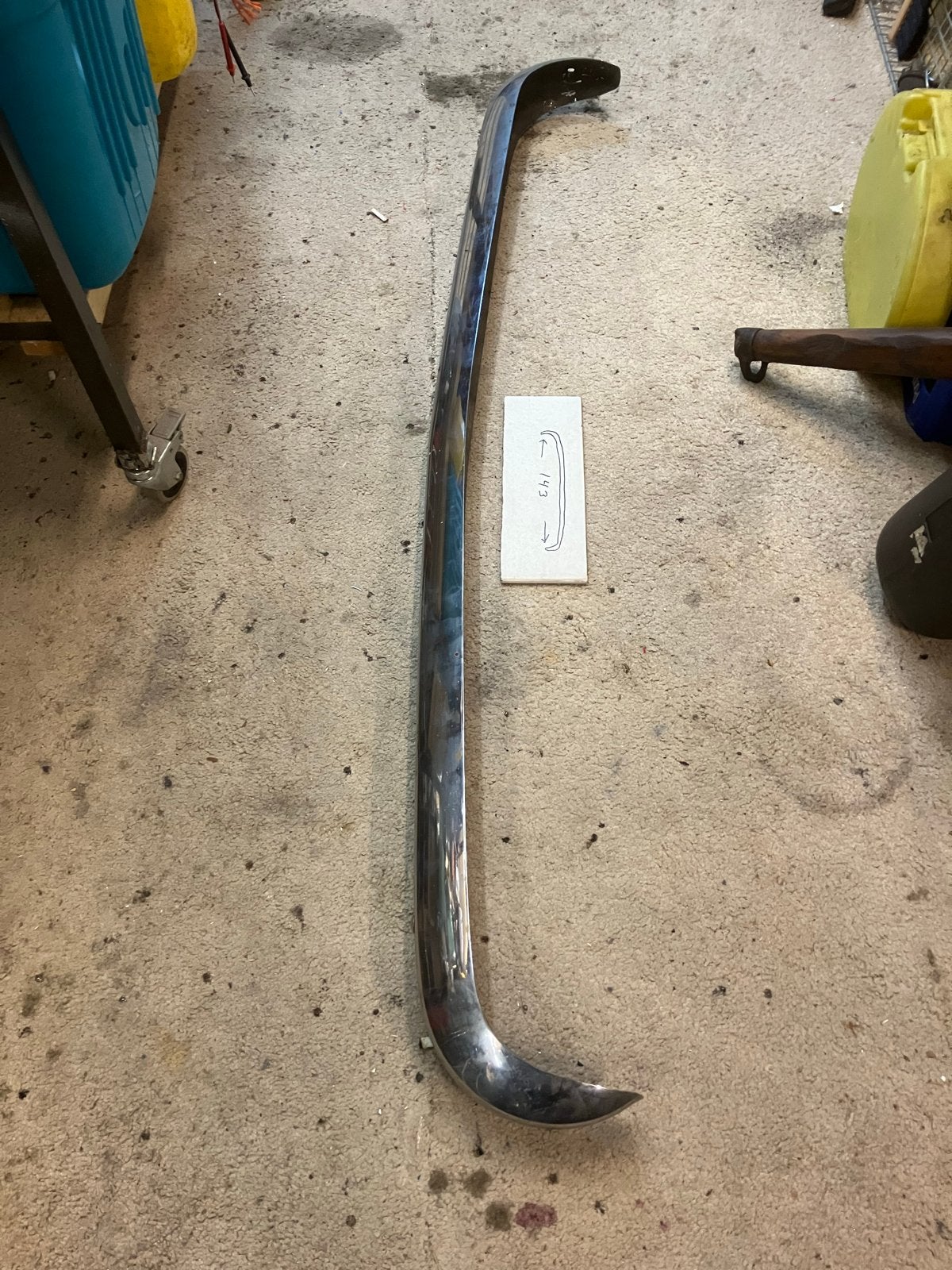 Voorbumper Opel Kadett C I - Chroom, Ophalen, Gebruikt, Voor, Opel