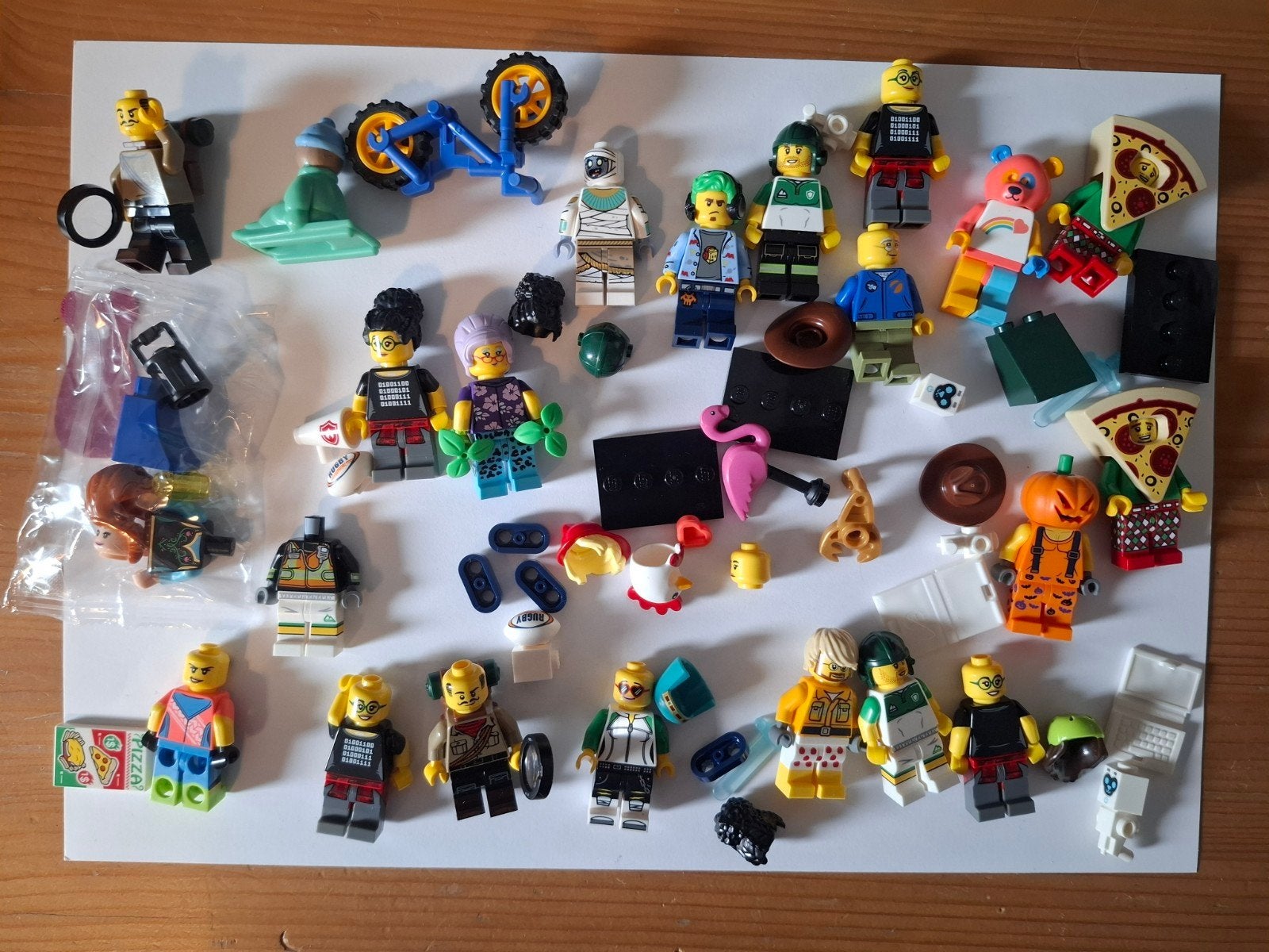 Lego minifiguren, Ophalen