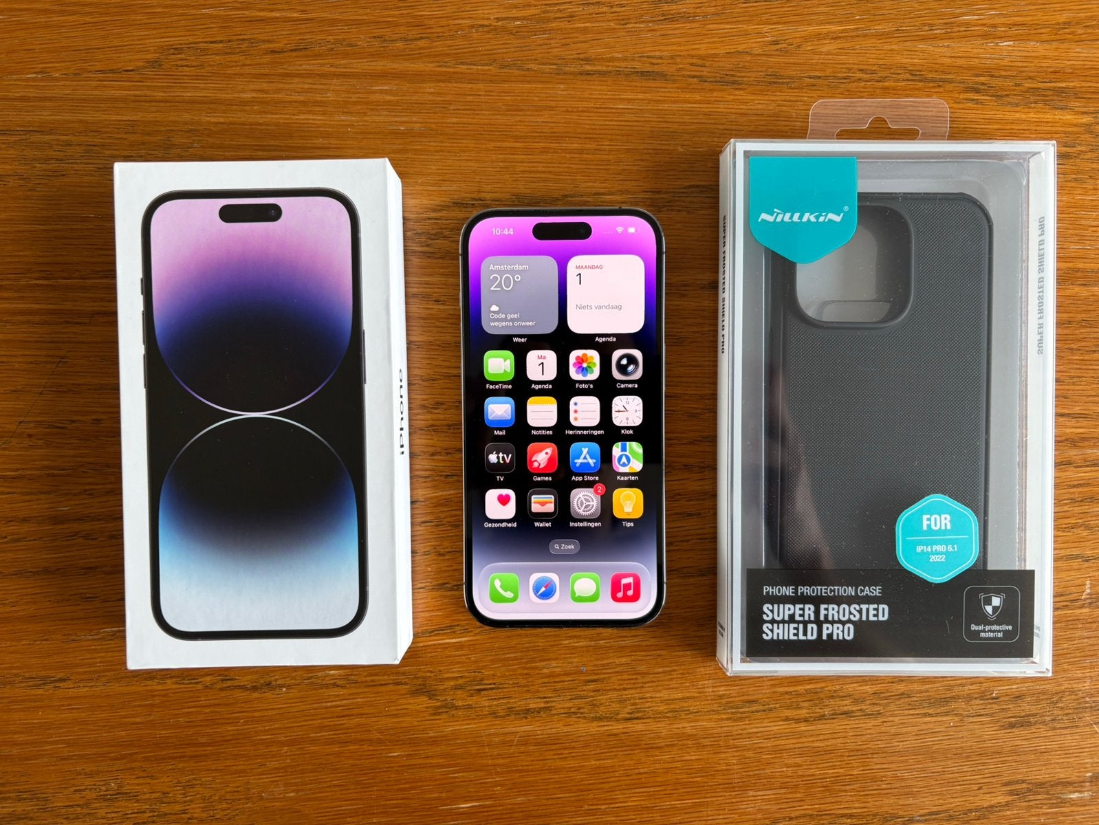 iPhone 14 Pro 128GB, Paars, 78 %, Ophalen of Verzenden, Zonder simlock