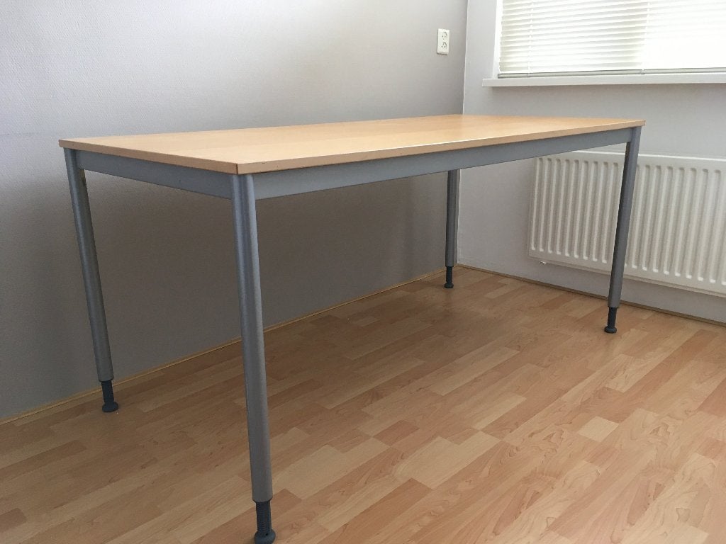 Werktafel/bureau, Overige typen, 160 cm, Gebruikt, In hoogte verstelbaar