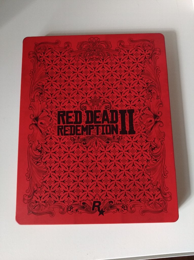 Red Dead Redemption 2 Steelcase voor PS4 PlayStation 4, Avontuur en Actie, Gebruikt, Vanaf 18 jaar, 1 speler