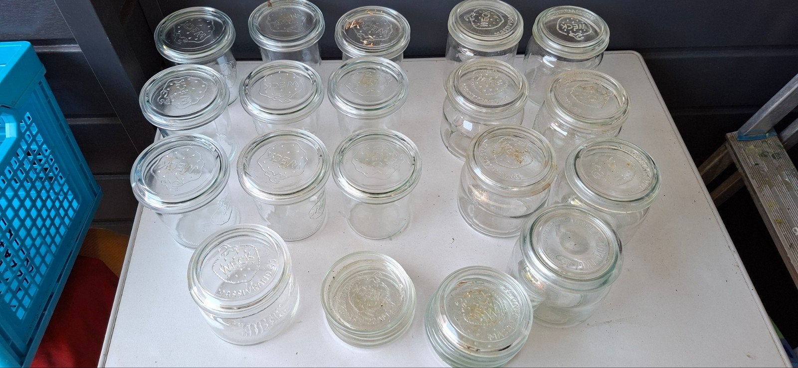 Weckpotten - Diverse maten en vormen, Ophalen of Verzenden, Voorraadpot, Overige merken, Glas