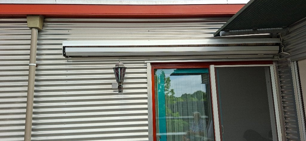 Zonnescherm, Tuin en Terras, Ophalen, Gebruikt, Elektrisch, 150 tot 300 cm
