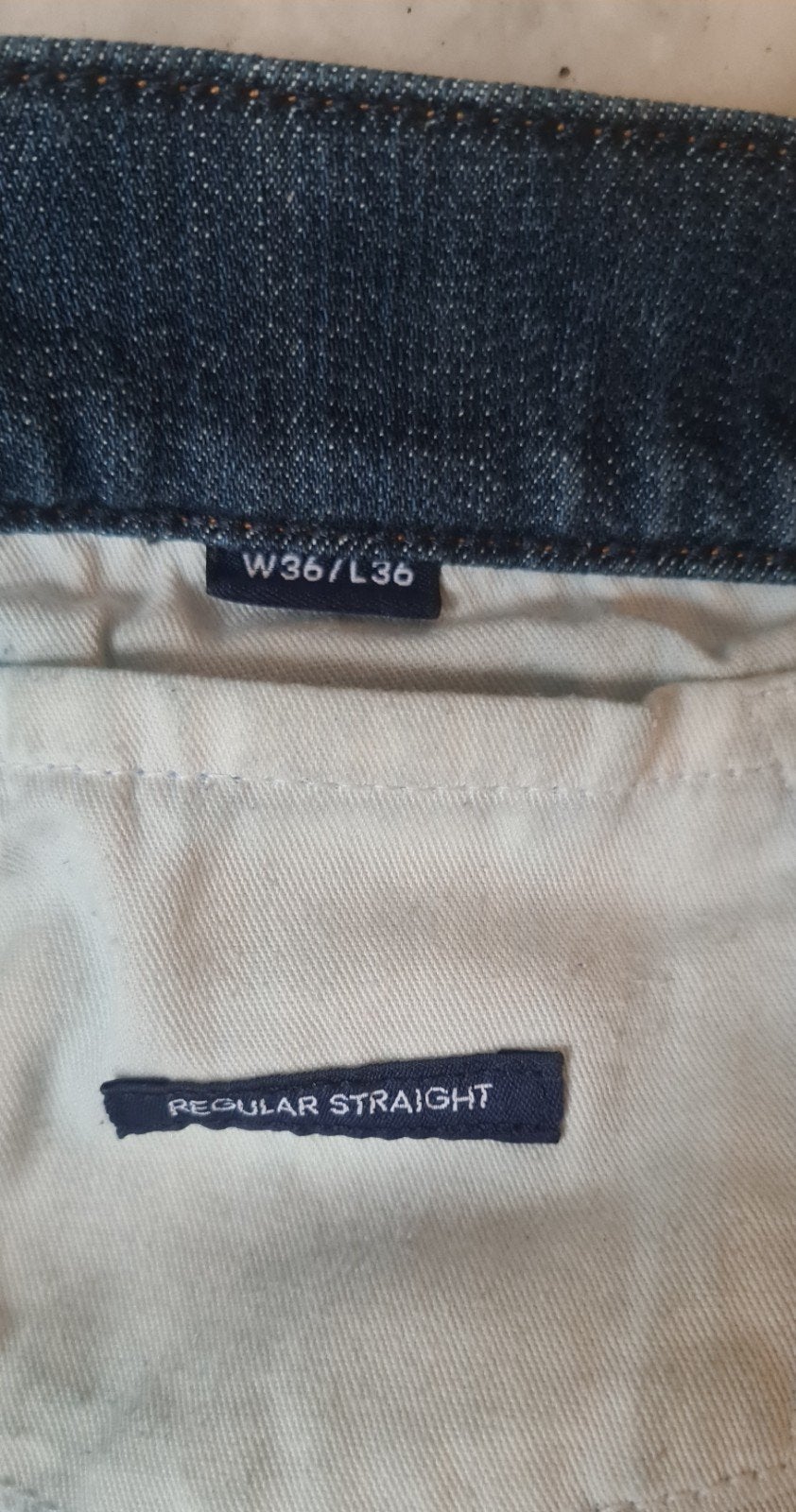 GANT Regular Straight Jeans W36/L36, Kleding | Heren, W36 - W38 (confectie 52/54), Blauw, GANT, Ophalen of Verzenden