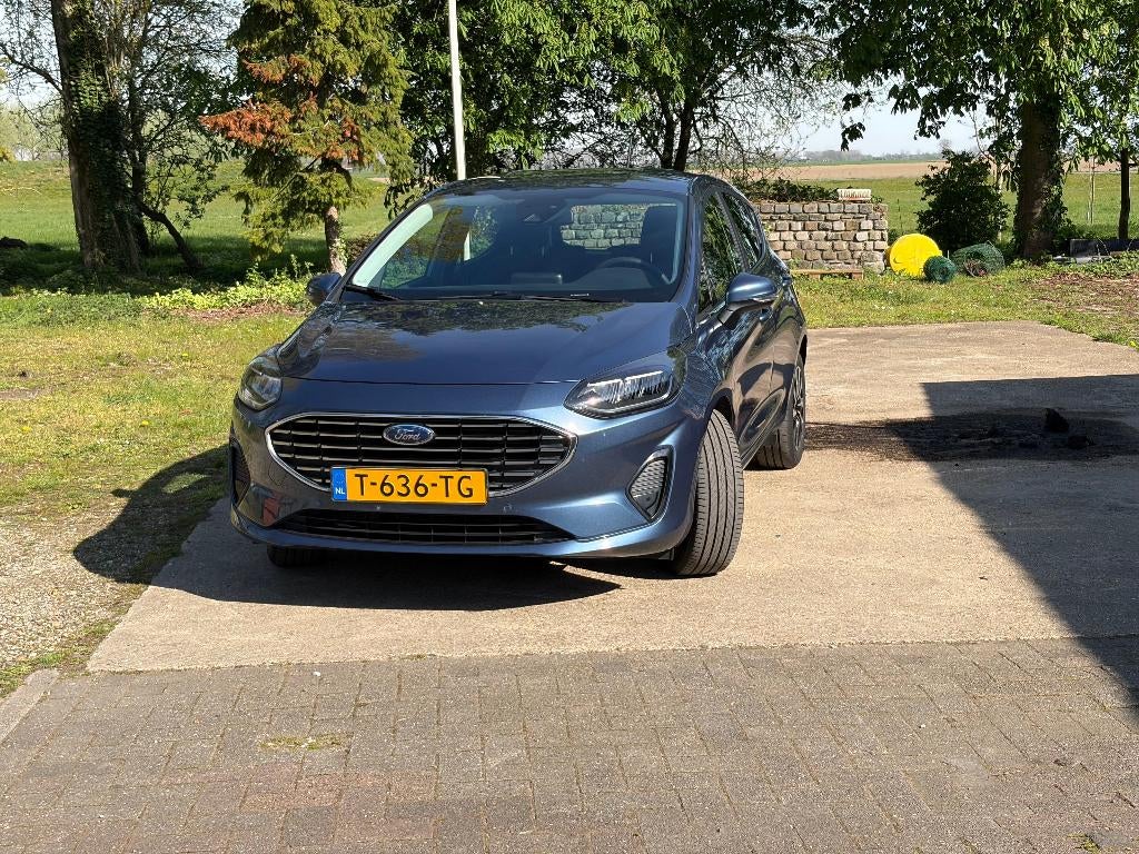 Ford Fiësta 1.0 Ecoboost Hybrid 125pk 2023 Blauw, Voorwielaandrijving, Stof, 1133 kg, Blauw