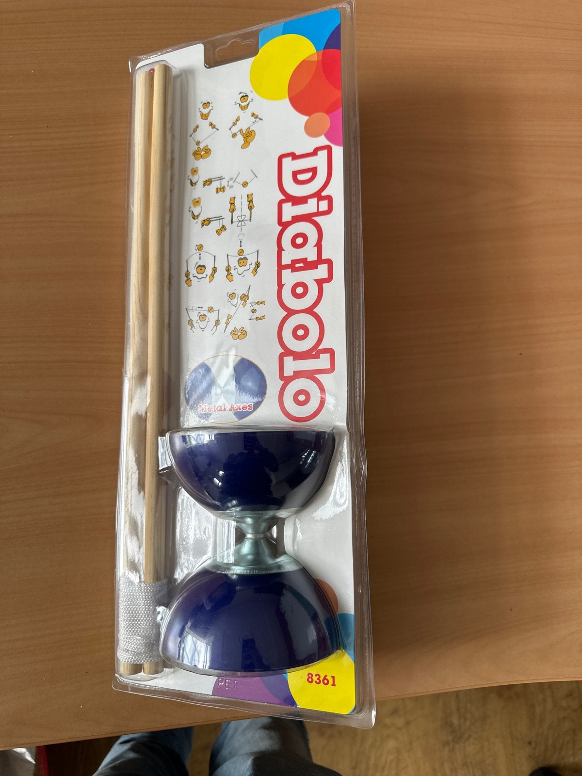 Nieuwe Diabolo met stokjes - Blauw, Ophalen of Verzenden, Nieuw, Jongen of Meisje